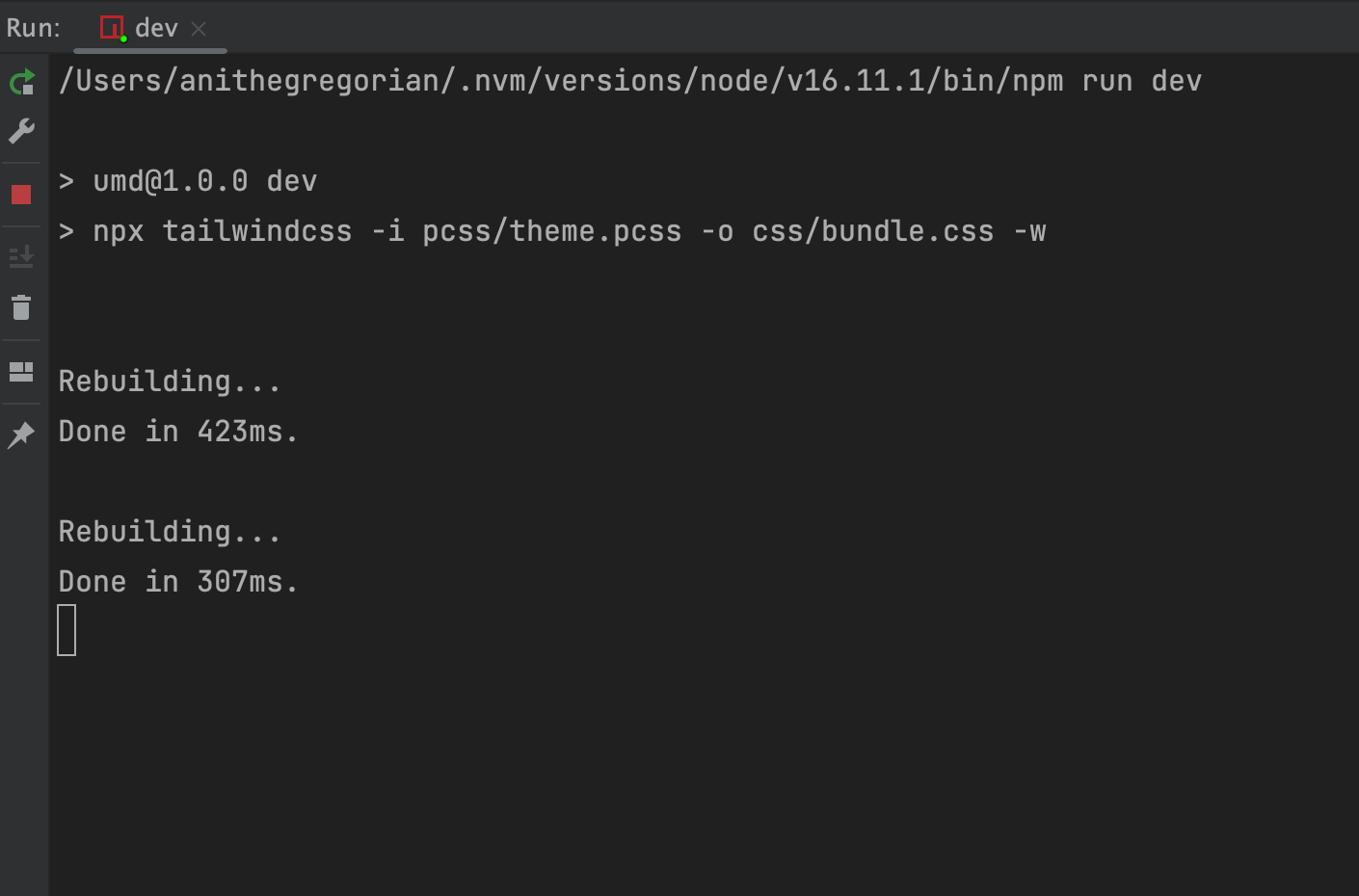 Tailwind Compilation