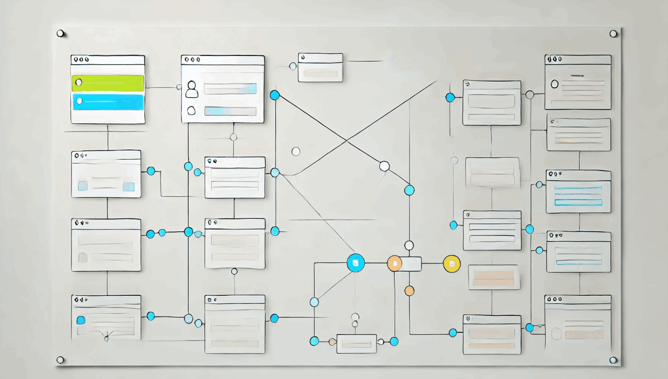 Different pages linked with each other in IA